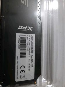 XPG Gammix D20 3200 Mhz Gaming Memory