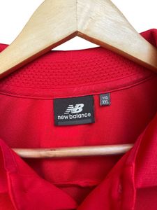 New Balance Red Performance Polo Shirt – Xl
