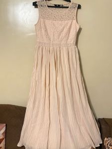 Summer Flowy Lace & Pleated Maxi Dress💗🌺💗