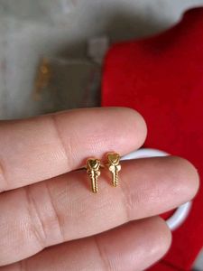 Gold Stud Earrings