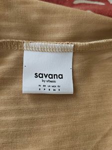 Savana Ribbed Bell Sleeve Top | Size S