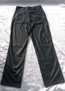 Brand New (H&amp;M)Black Leather Flared Pant