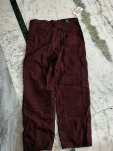 Maroon Cargo Pants