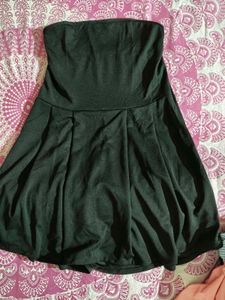 Black Strapless Mini Dress
