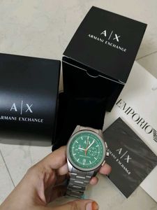Armani Exchange Green Dial Watch
