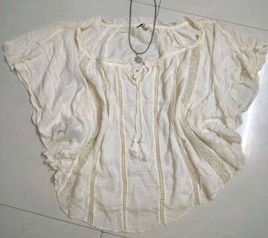Boho Lace Trim Top