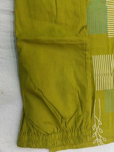 Stylish Lime Green Kurta Set