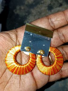 Beautiful Silk Thread Jhumka Earrings