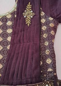 sequence choli dress
