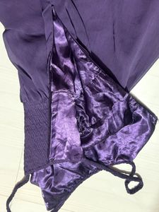 Purple Spaghetti Strap Dress