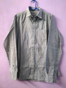 Men's Grey Oxford Shirt