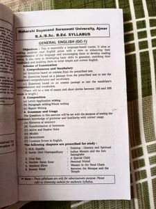 Study King B.A. B.Ed. General English Book