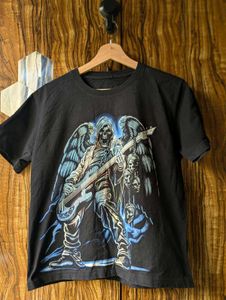 Grim Reaper Bass Guitar T-Shirt (Glo-in-the-dark)