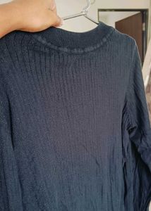Cozy Black Knit Sweater