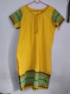Yellow Beautiful Kurta