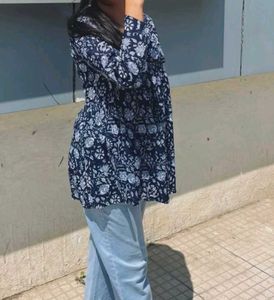 Floral Print Kurti Peplum style
