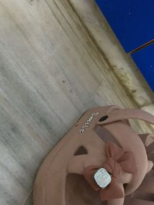 Cute Pink Sandals with Bow Detail