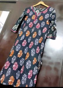 Multi Floral Print Kurti For 38 Bust
