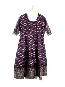 Purple Printed Kurta (Women's)