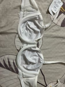 Marks &amp; Spencer White Halterneck Bra