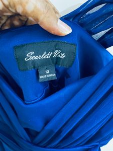 beautiful branded royal blue dress for sale