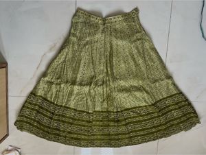 Beautiful Ethnic Green Skirt