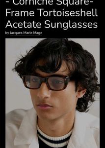 jacques marie mage sunglasses unisex EXCLUSIVE