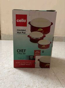 🆕Cello Insulated Hot Pot Set of 3