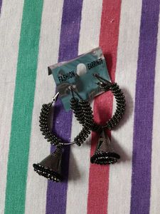 Boho Hoop Bell Earrings