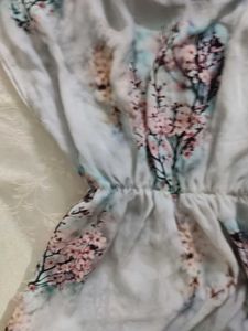 Floral Print Tunic Top