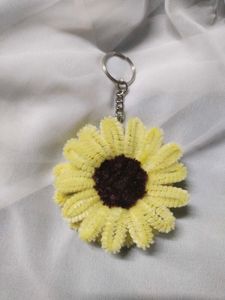 Sunflower Keychain
