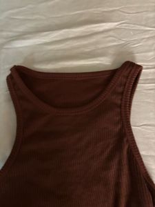 Ribbed Racerback Crop Top