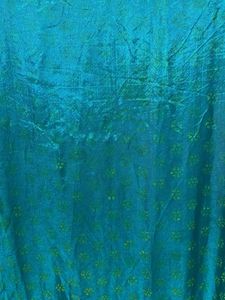 Silk blue &amp; yellow dupatta