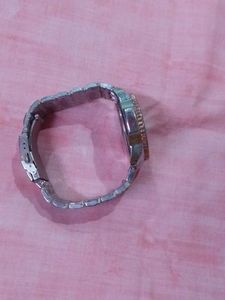 Stylish Silver Curren Watch for men