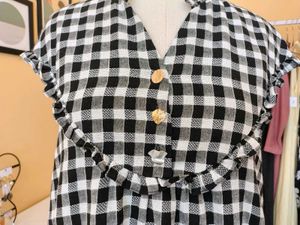 Gingham Mini Dress