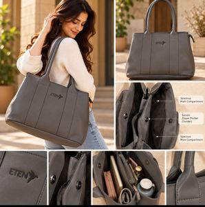 Chic Grey Tote Bag