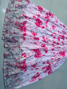 Pink Tie-Dye Anarkali Dress