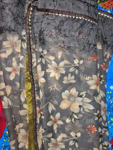 Floral Print saree