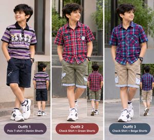 per piece 50rs Boys Casual Outfit Set