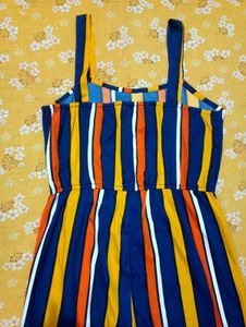 Striped Jumpsuit for Women