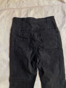 y2k black bootcut jeans