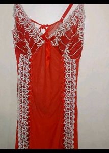 Red Lace  one piece