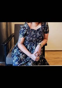 Floral Print Midi Dress