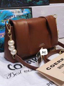 COERK White Crossbody Bag Comes with box packaging
