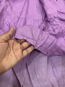 Bohemian Purple tiered skirt