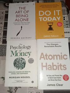 Lot of 4 Bestselling Self-Help Books