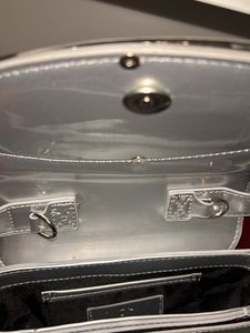 Diesel Silver Sparkle Shoulder Bag