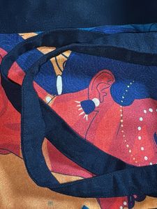 Artistic Tote Bag with Vibrant Portrait
