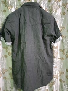 Men's Grey Casual Shirt