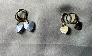 Heart Shaped Dangle Earrings